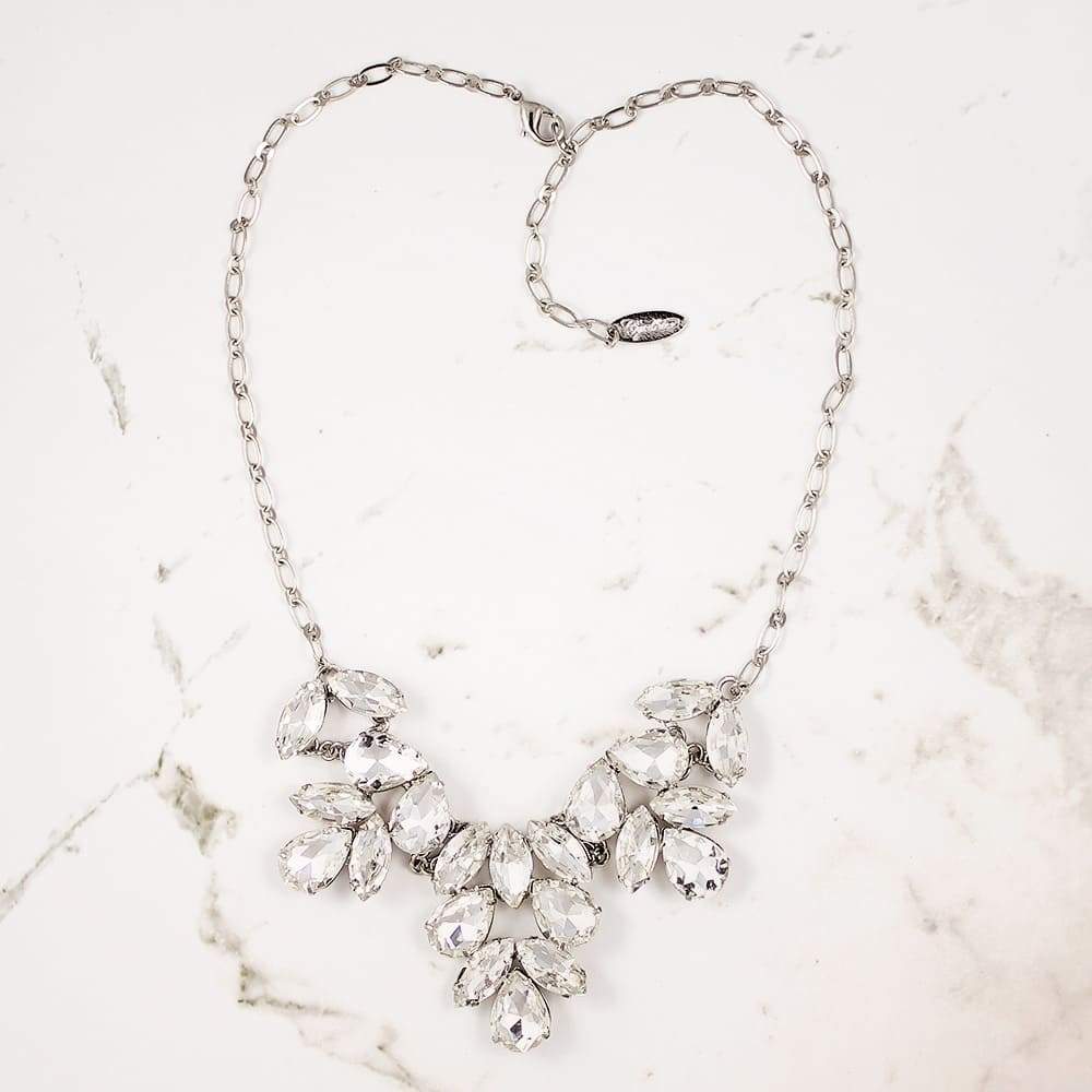 Rhinestone deals statement necklace