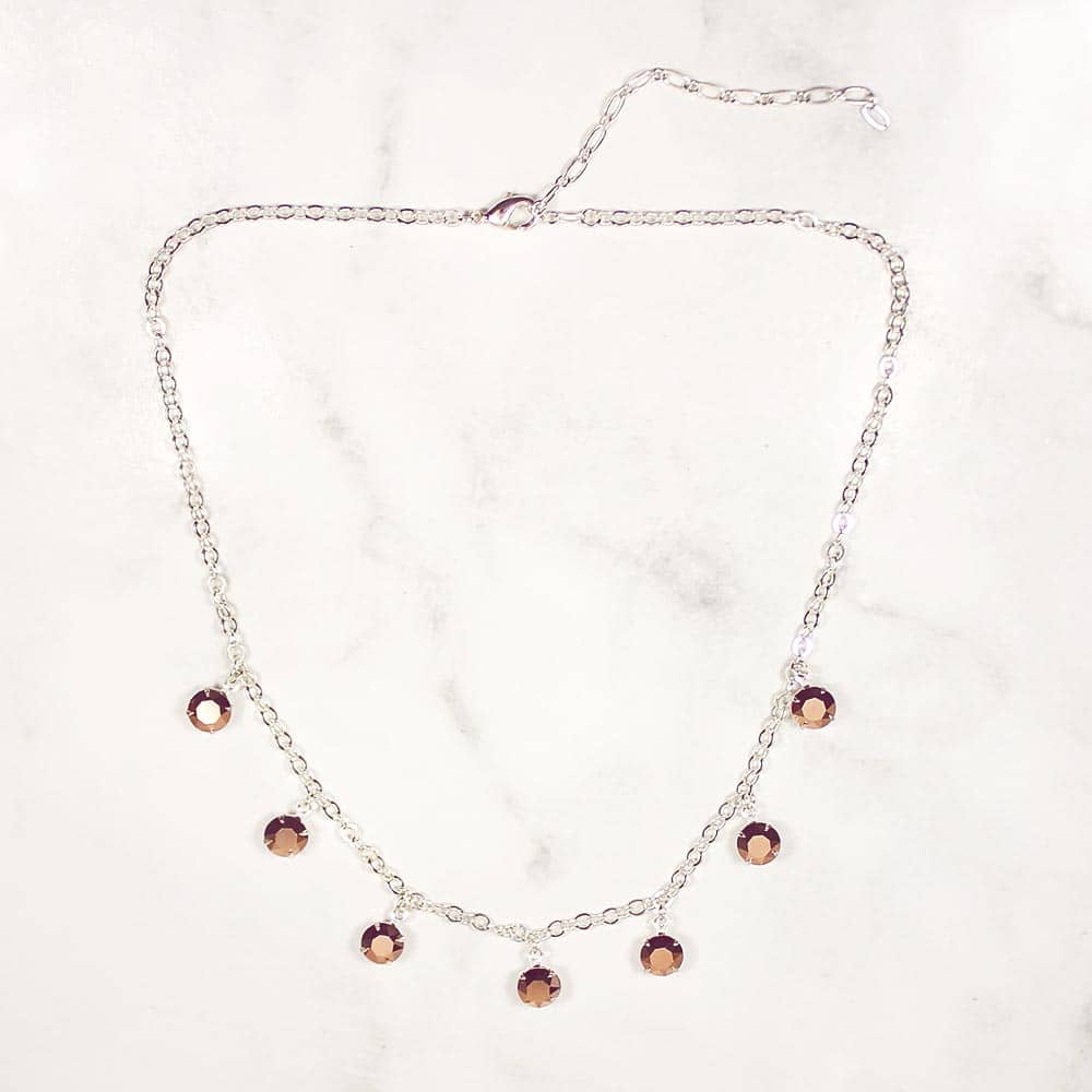 Harley Dainty Crystal Choker Necklace